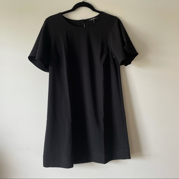 Madewell crepe flutter-sleeve mini dress - Picture 5 of 6